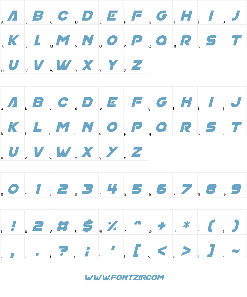 House On Mars Font Character